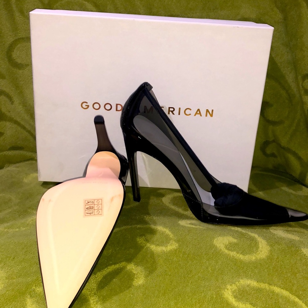 Black PVC Heels - Picture 2 of 2